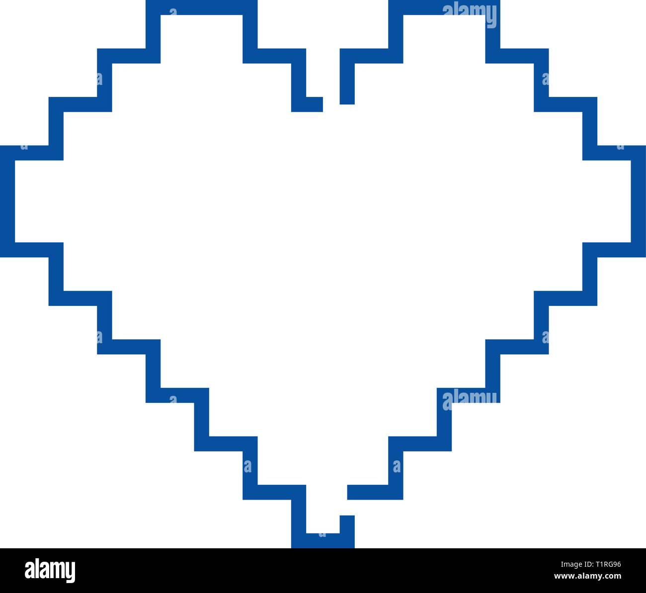 Pixel Symbol Stock-Vektorgrafiken kaufen - Alamy Regarding Pixel Heart Pop Up Card Template