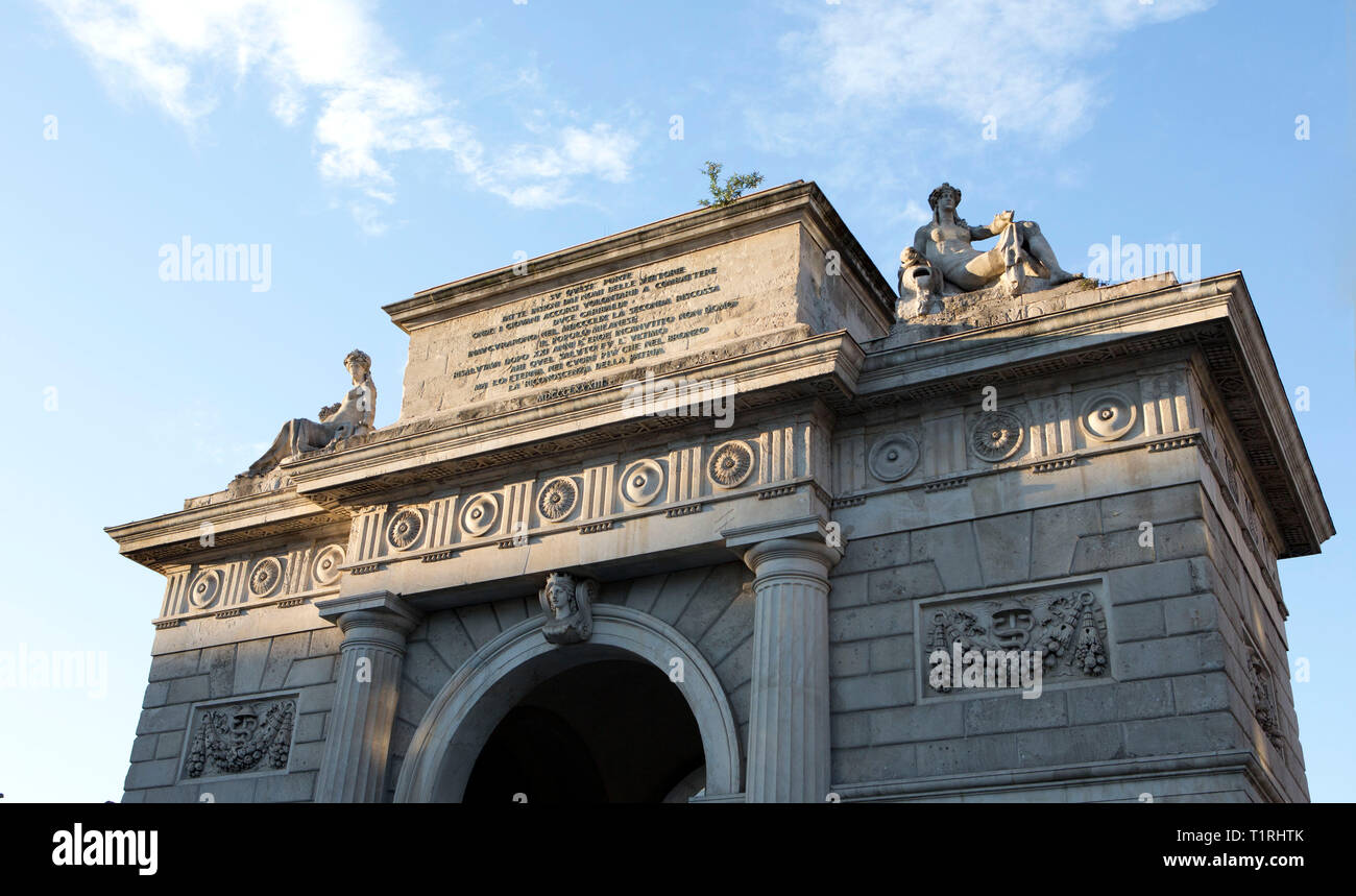 Porta Garibaldi Mailand Stockfoto