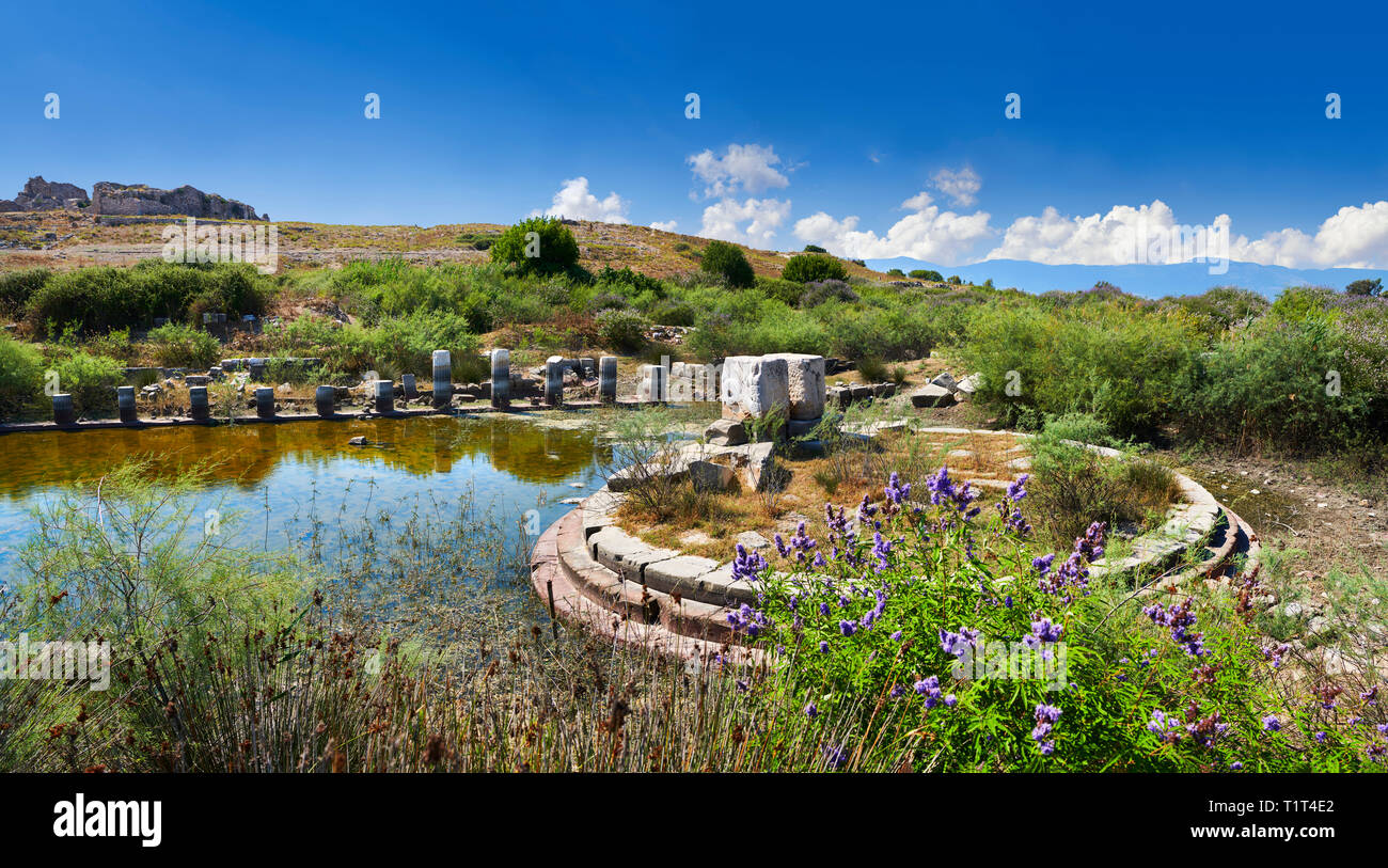 Roman Great Harbour Monument, Milet Archäologische Stätte, Anatolien, Türkei. Stockfoto