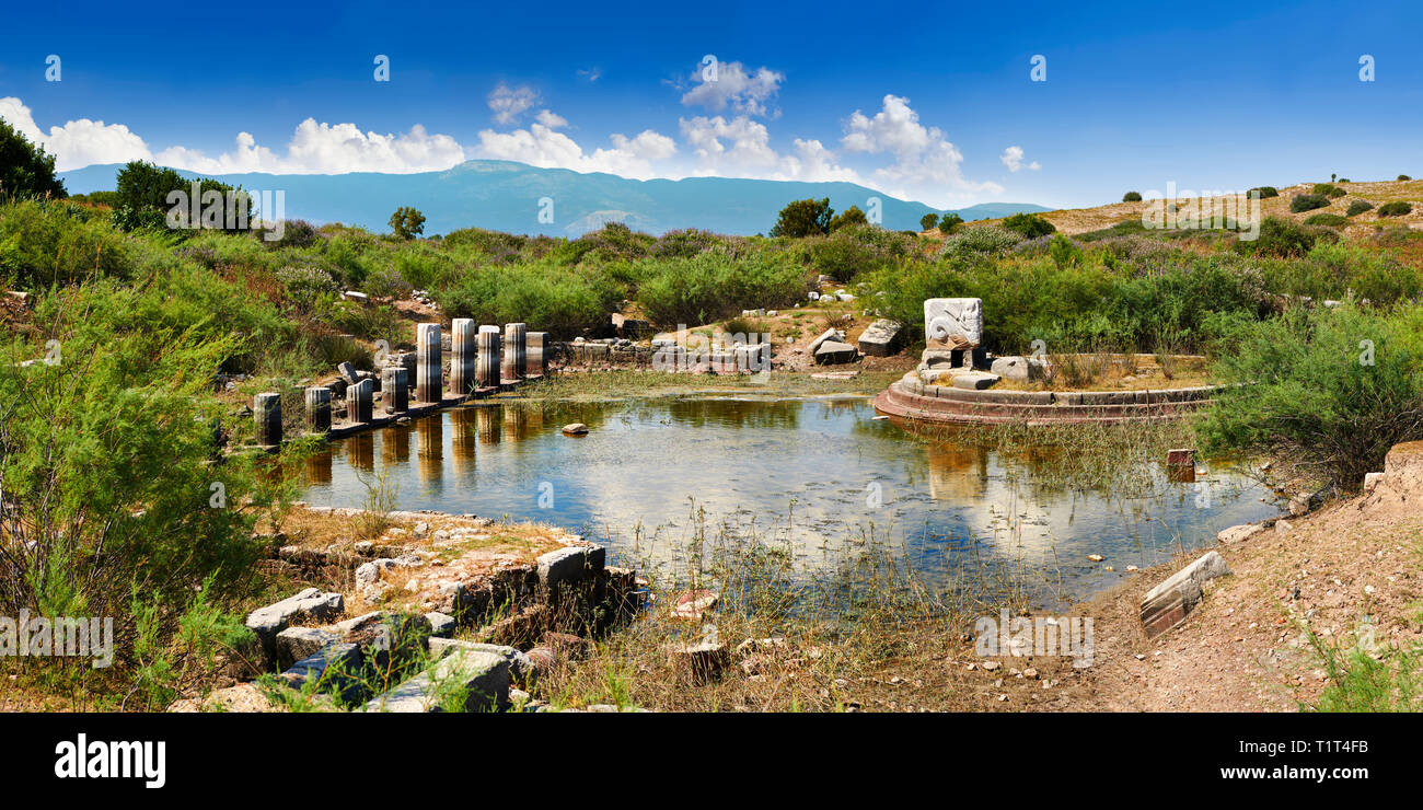 Roman Great Harbour Monument, Milet Archäologische Stätte, Anatolien, Türkei. Stockfoto