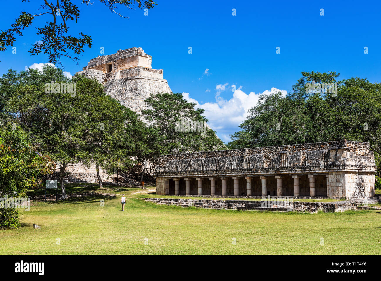 Uxmal, Mexiko. Alten Maya Stadt. Stockfoto