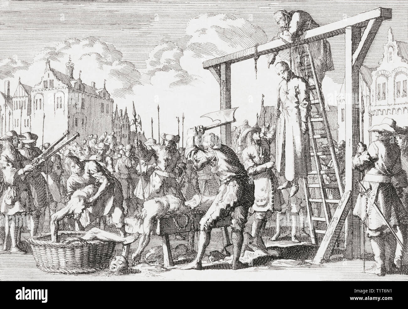 William Irland, 1636 - 1679. Englischer Jesuit, ausgeführt durch Erhängen während der Herrschaft von Charles II für angeblichen Beteiligung an einem fiktiven Popish Plot ausgedacht von Titus Oates, den König zu töten. Stockfoto
