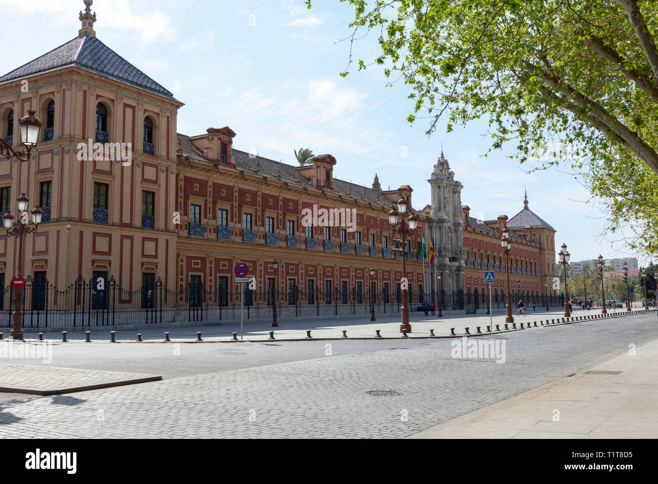 Palacio de San Telmo, Sevilla, Spanien Stockfoto