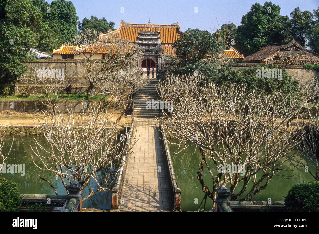 Minh Mang königliche Grab in Hue auf Perfume River in Vietnam. Stockfoto