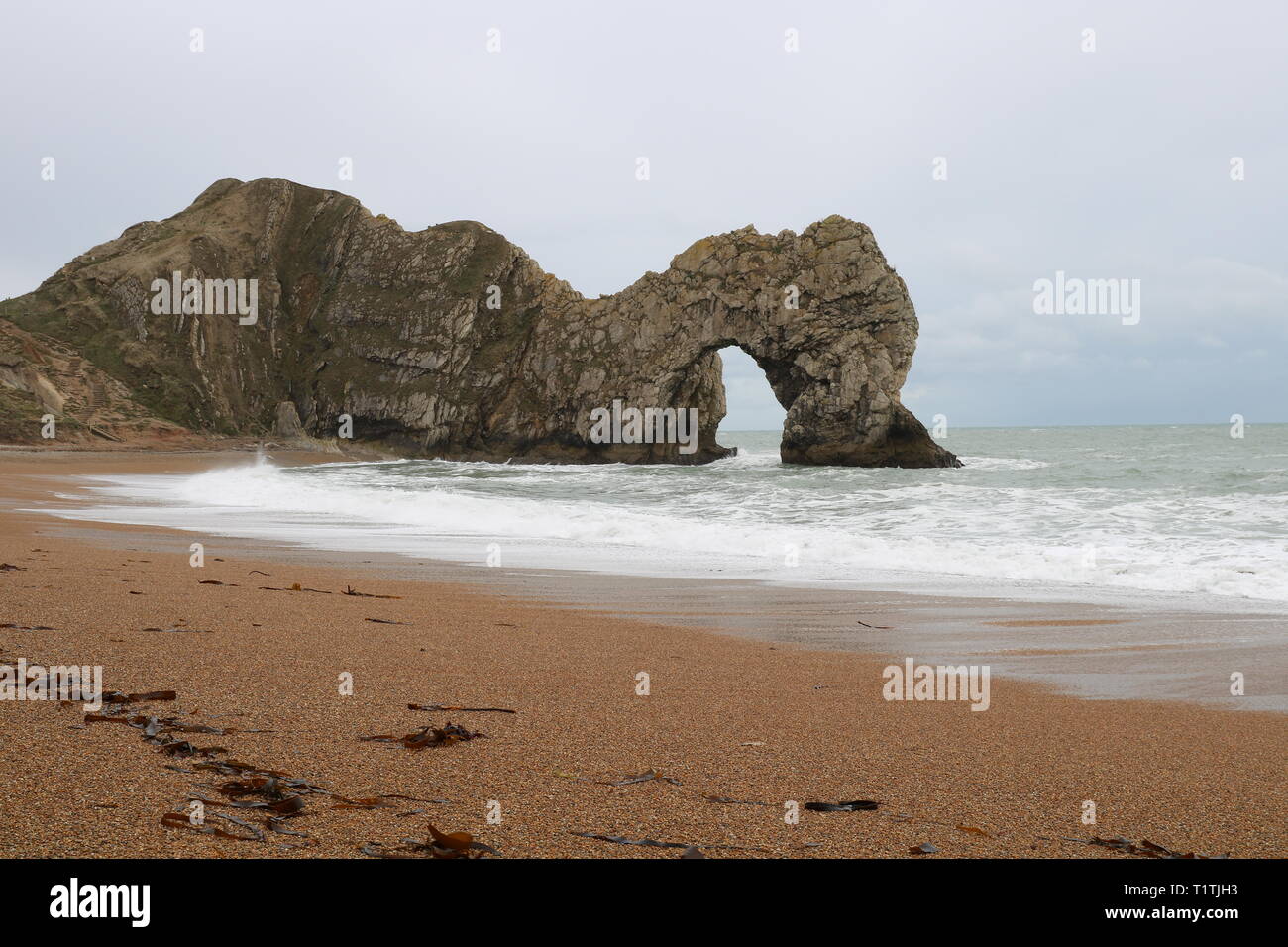 Lulworth cove Stockfoto