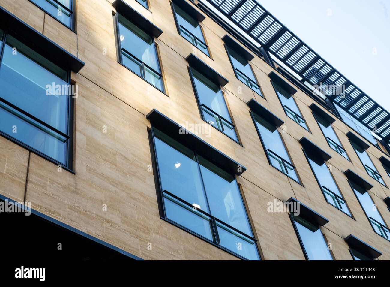 Deutsche Bank Büro architektur abstrakt. London, England Stockfoto