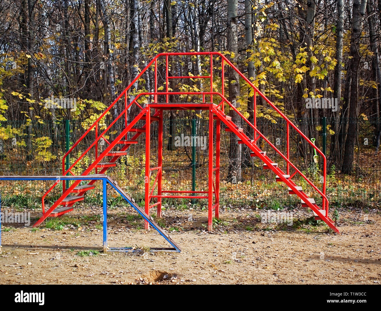 Hund Wandergebiet an einem klaren Tag, Moskau Stockfoto