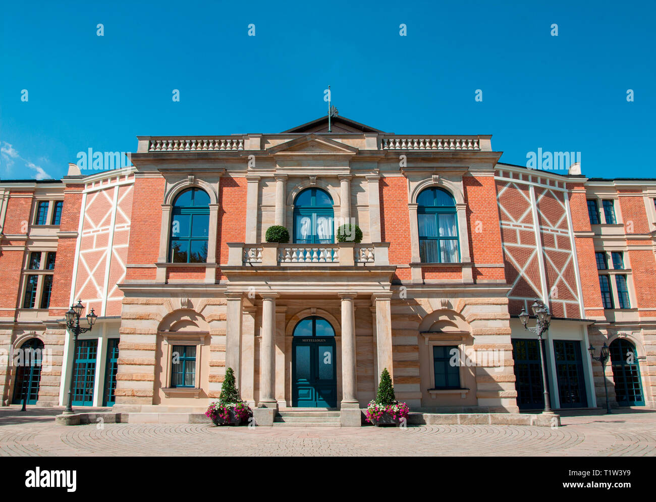 Bayreuth Festspielhaus Bayreuth, Bayern, Deutschland, Europa Stockfoto