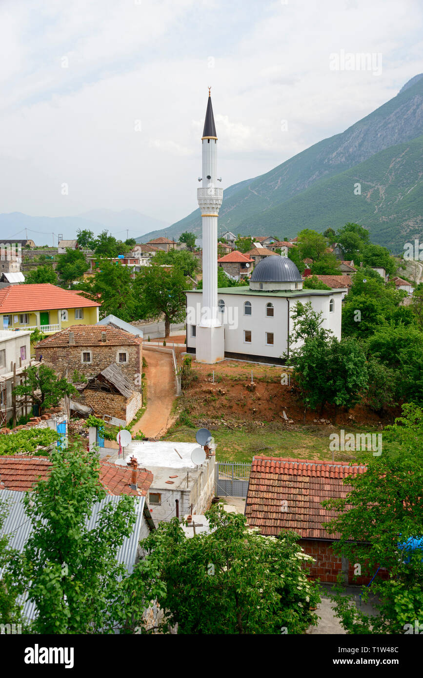 Moschee, Bicaj, Kukes, Albanien, Kukës Stockfoto