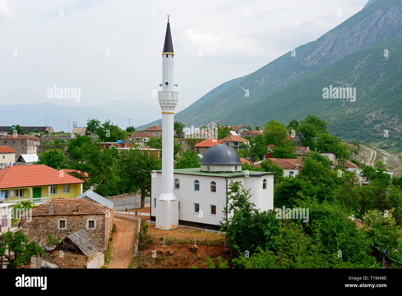 Moschee, Bicaj, Kukes, Albanien, Kukës Stockfoto