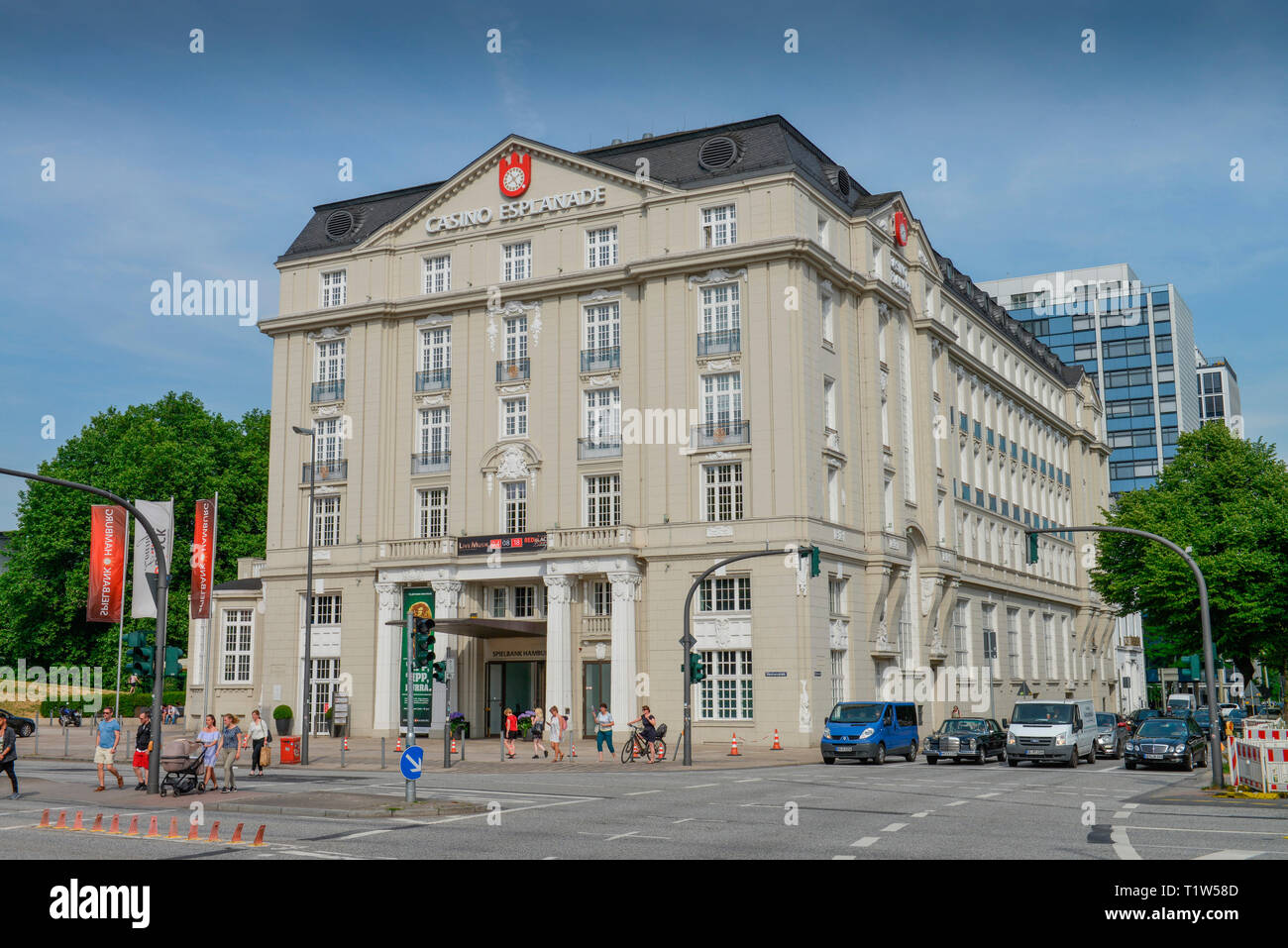 Casino Esplanade, Stephansplatz, Spielbank Hamburg, Hamburg, Deutschland Stockfoto