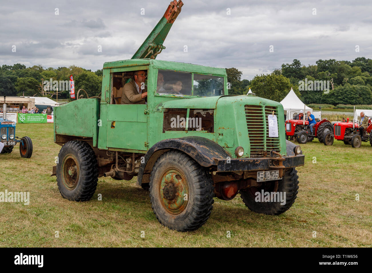 1937 Unipower G-Typ Zugmaschine am 2018 Aylsham Landwirtschaft zeigen, Norfolk, Großbritannien. Stockfoto