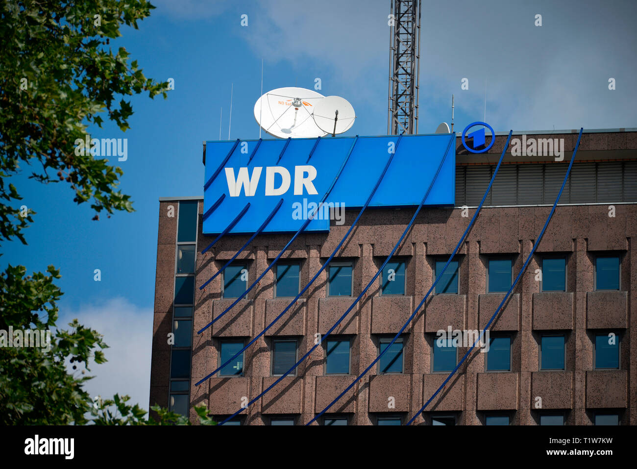 Archivhaus, WDR, Nord-Sued-Fahrt, Köln, Nordrhein-Westfalen, Deutschland, Nord-Süd-Fahrt Stockfoto
