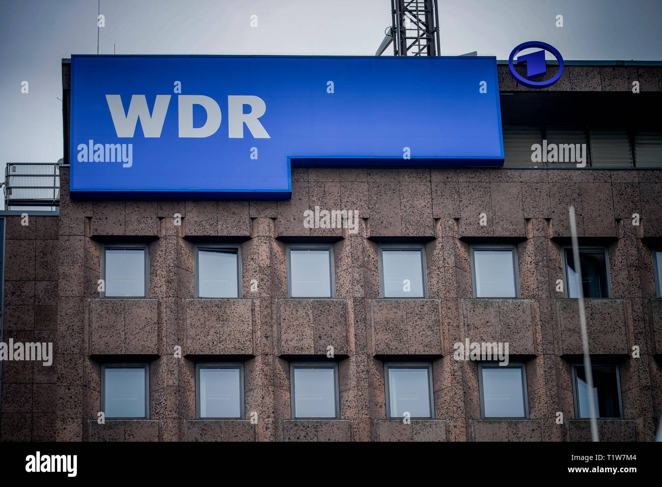 Archivhaus, WDR, Nord-Sued-Fahrt, Köln, Nordrhein-Westfalen, Deutschland Stockfoto