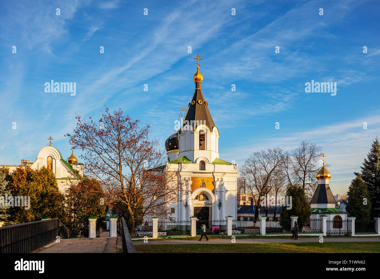 Europa, Belarus, Minsk, Trinity Suburb & Zentrale Minsk, Kirche von marii Magdaliny Stockfoto
