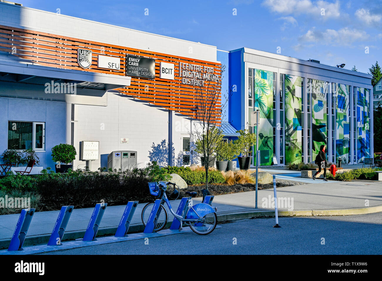 Zentrum für Digitale Medien, ein Konsortium von vier akademischen Institutionen, Vancouver, British Columbia, Kanada Stockfoto