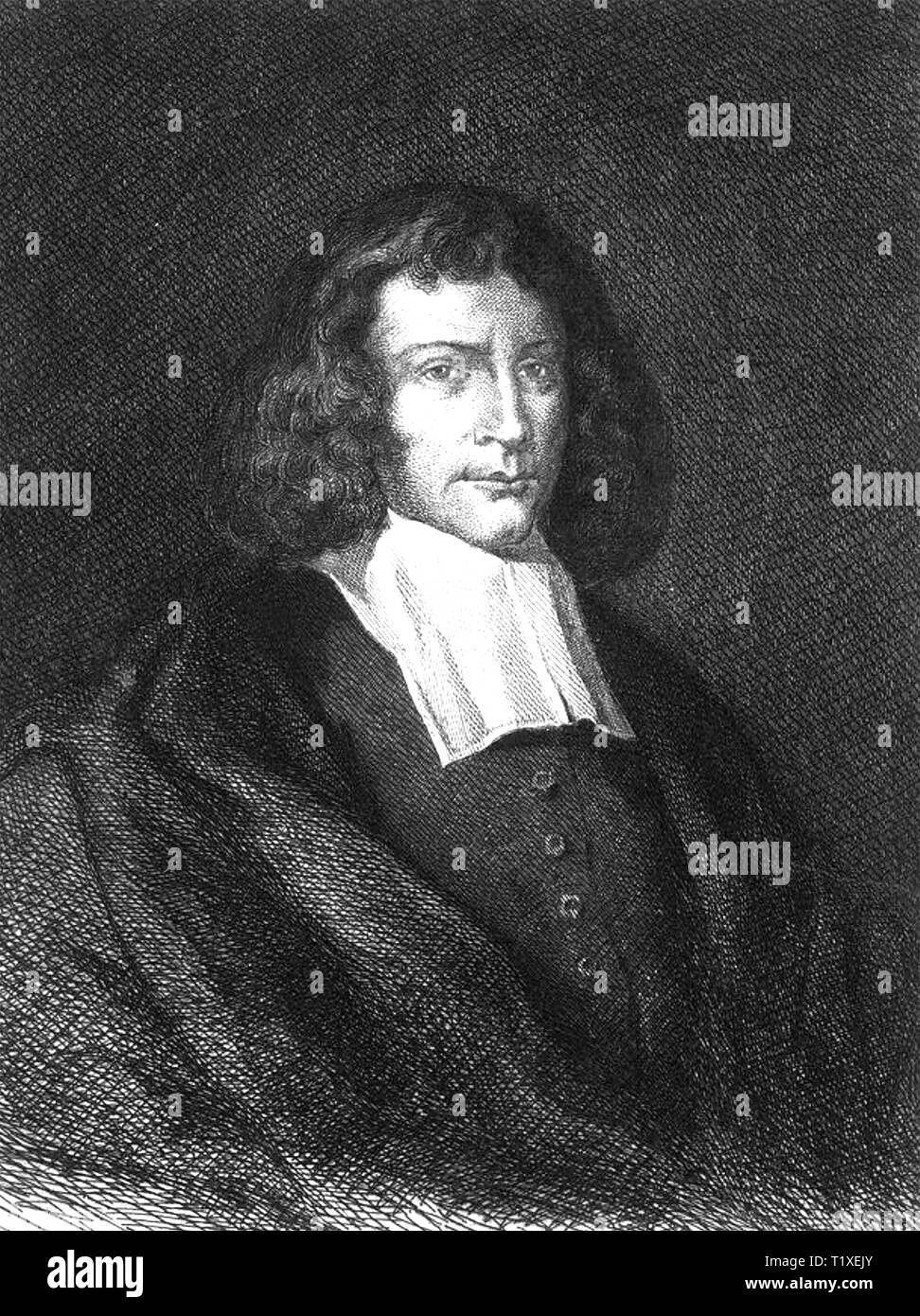 Niederländischen Philosophen BARUCH SPINOZA (1632-1677) Stockfoto