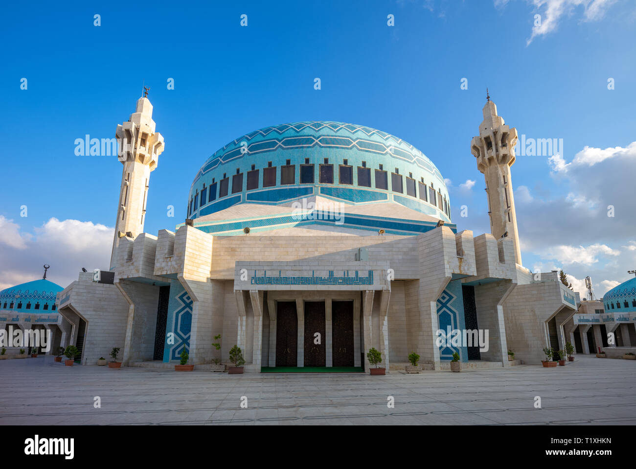 König Abdullah I Moschee in Amman, Jordanien Stockfoto