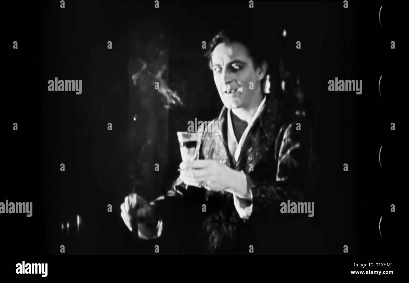 Dr. Jekyll und Mr. Hyde (1920 Paramount Film) dr-jeckyl und Herrn Hyde vintage Screenshot Stockfoto