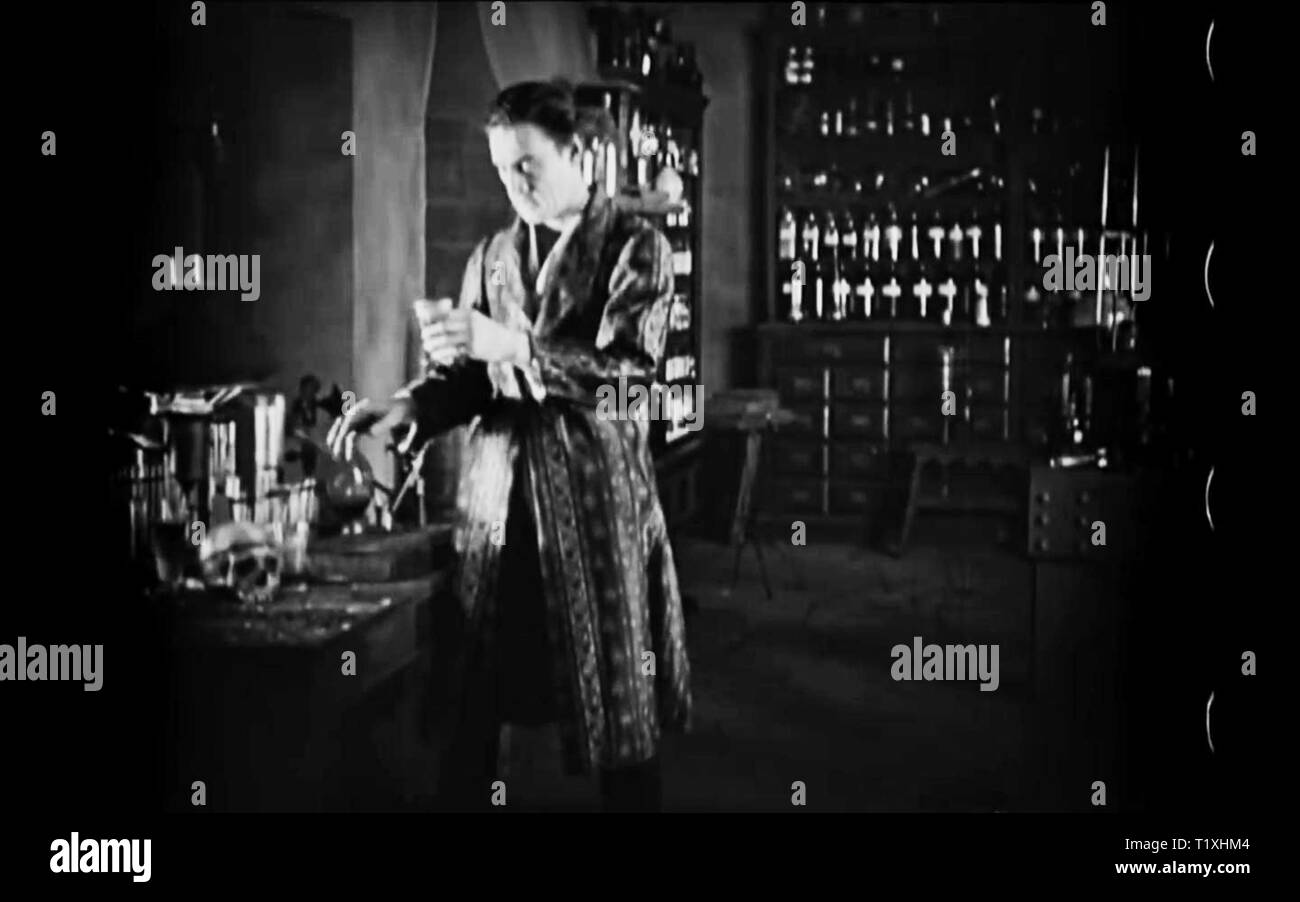 Dr. Jekyll und Mr. Hyde (1920 Paramount Film) dr-jeckyl und Herrn Hyde vintage Screenshot Stockfoto