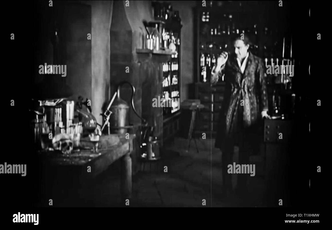 Dr. Jekyll und Mr. Hyde (1920 Paramount Film) dr-jeckyl und Herrn Hyde vintage Screenshot Stockfoto