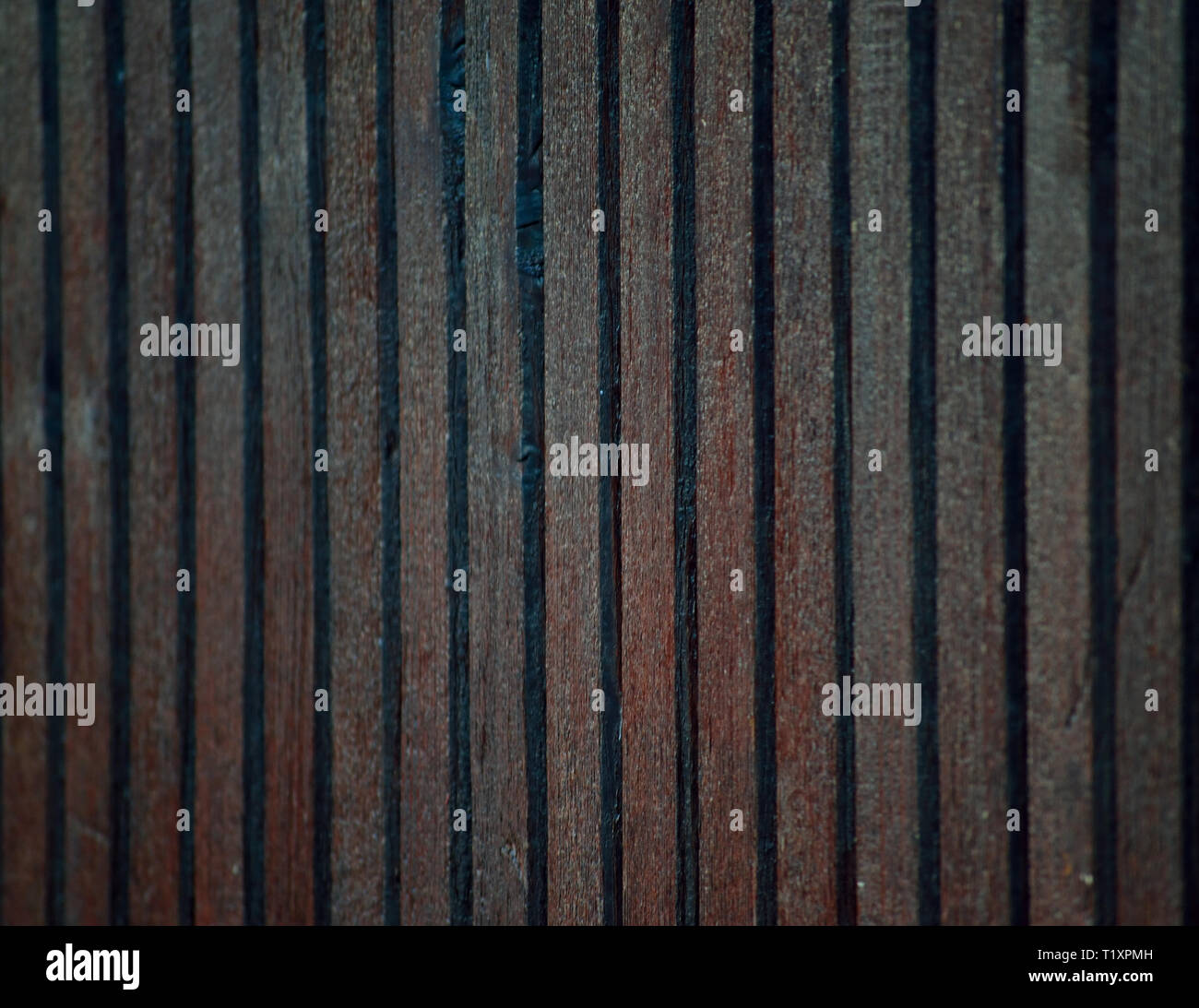 Braune Holztafeln, Muster (Textur) Stockfoto