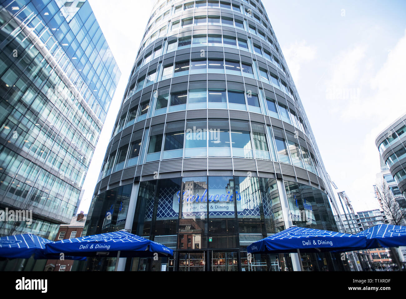 Carluccio's - Manchester, Neubaugebietes Spinningfields entfernt. Stockfoto