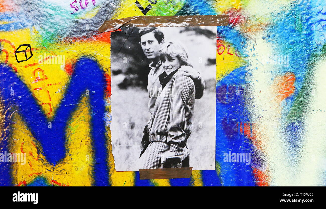 John-Lennon-Mauer in Prag, Tschechische Republik Stockfoto