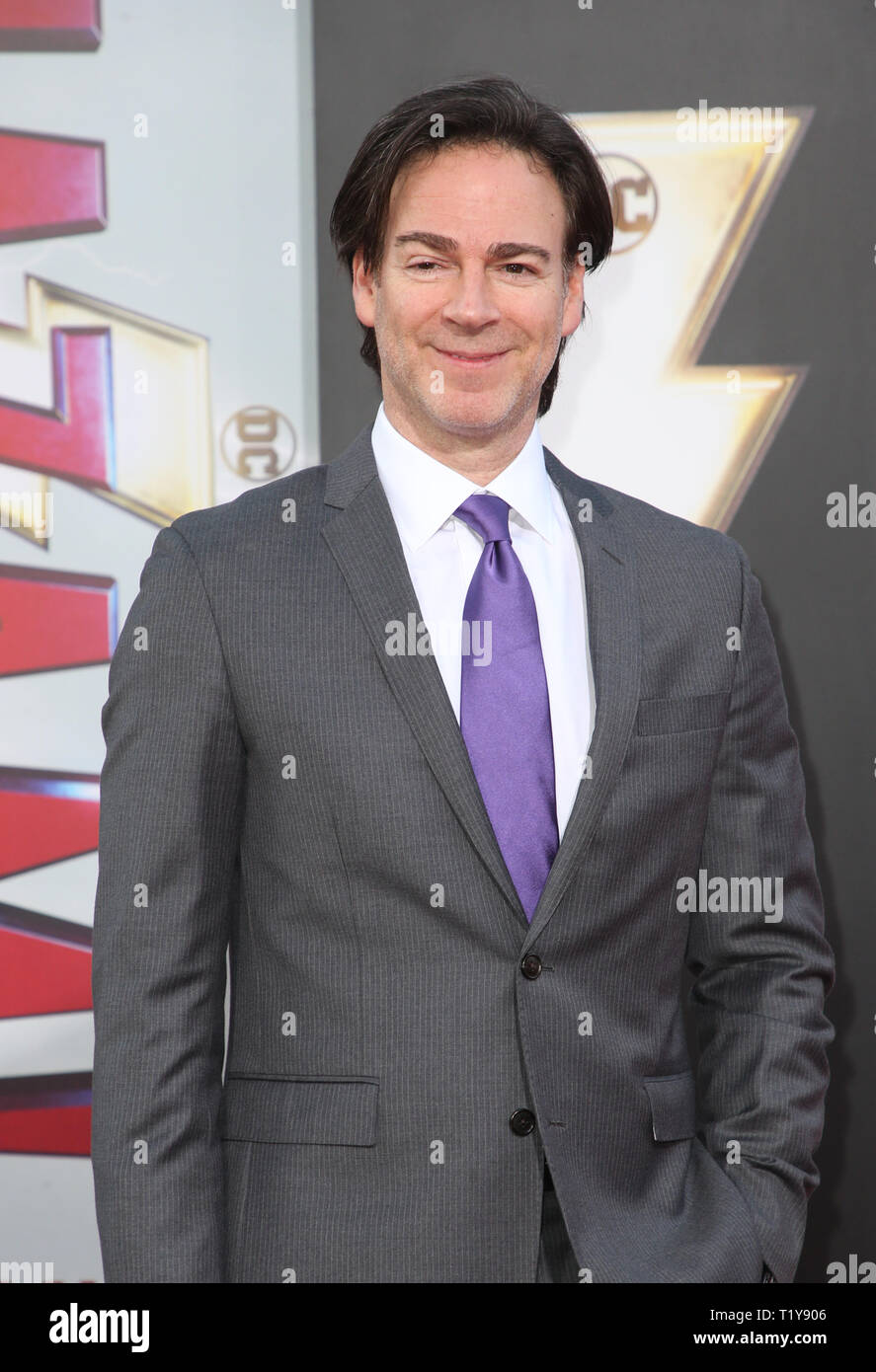 Hollywood CA März 28: Peter Safran, kommt für Warner Bros. und New Line Cinema Weltpremiere DES HAZAM!' bei TCL Chinese Theatre am 28. März 2019 in Hollywood. Credit: Faye Sadou/MediaPunch Stockfoto