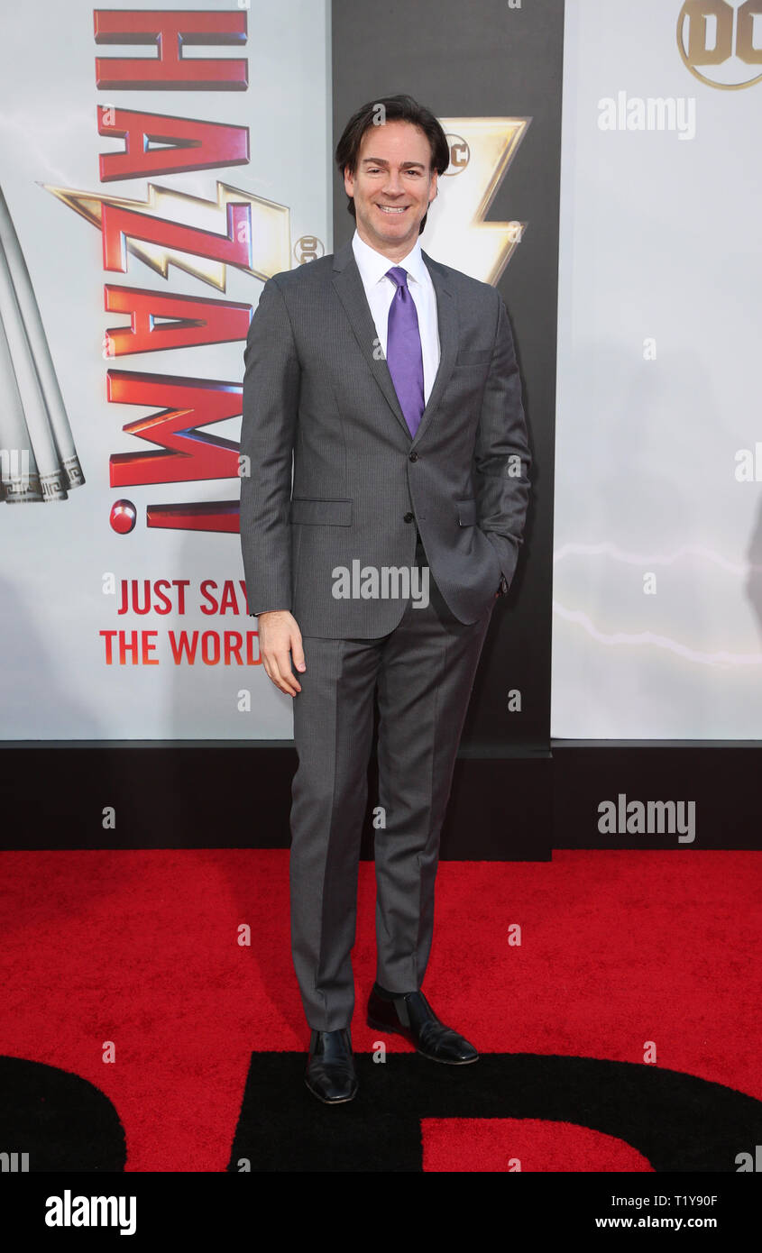 Hollywood CA März 28: Peter Safran, kommt für Warner Bros. und New Line Cinema Weltpremiere DES HAZAM!' bei TCL Chinese Theatre am 28. März 2019 in Hollywood. Credit: Faye Sadou/MediaPunch Stockfoto