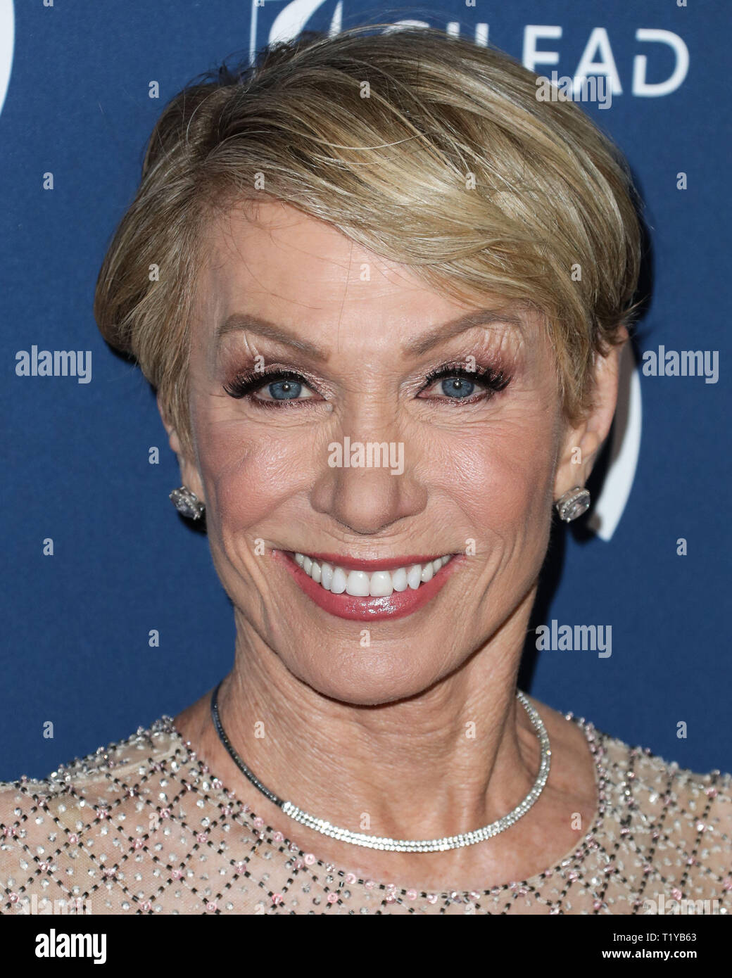 BEVERLY HILLS, LOS ANGELES, Kalifornien, USA - 28. März: Barbara Corcoran kommt an der 30. jährlichen GLAAD Media Awards im Beverly Hilton Hotel am 28. März 2019 in Beverly Hills, Los Angeles, Kalifornien, USA. (Foto von Xavier Collin/Image Press Agency) Stockfoto