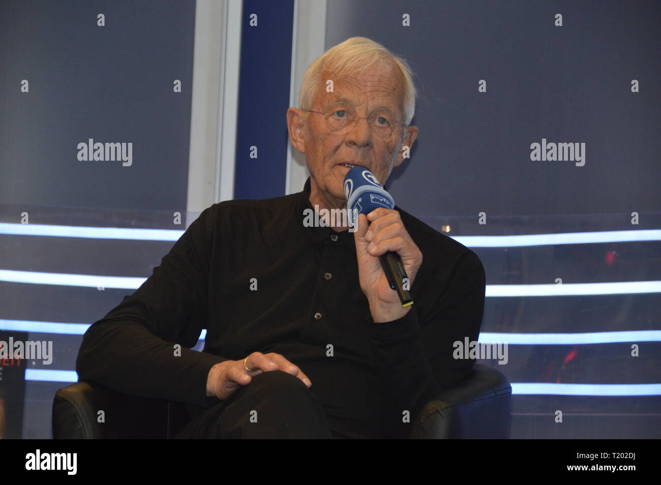 Rolf Becker Julian Weigend, in aller Freundschaft, Evelyn Fischer Buchmesse Leipzig 2303 2019 Foto wehnert Stockfoto