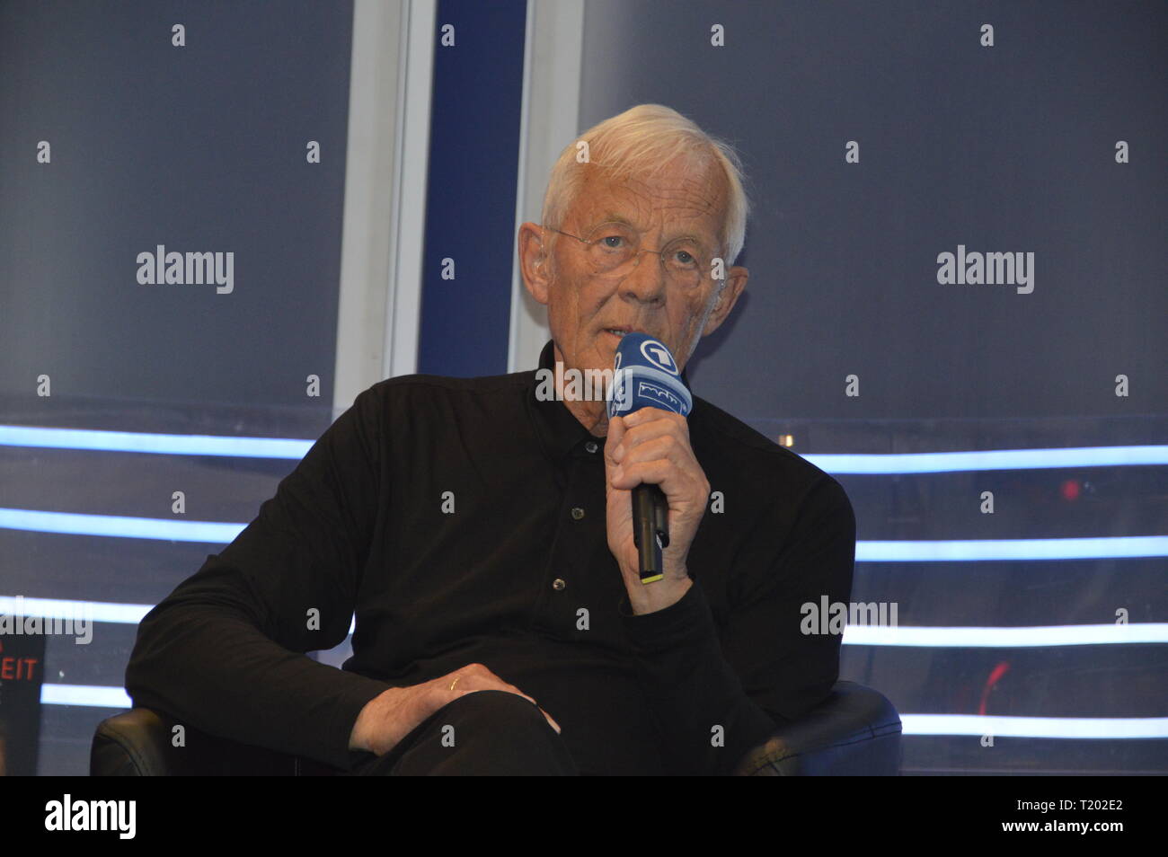 Rolf Becker Julian Weigend, in aller Freundschaft, Evelyn Fischer Buchmesse Leipzig 2303 2019 Foto wehnert Stockfoto