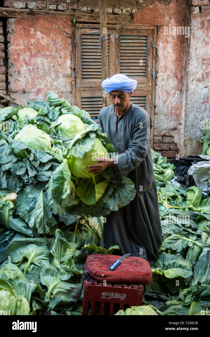 Ägypten, Luxor, im Souk Stockfoto