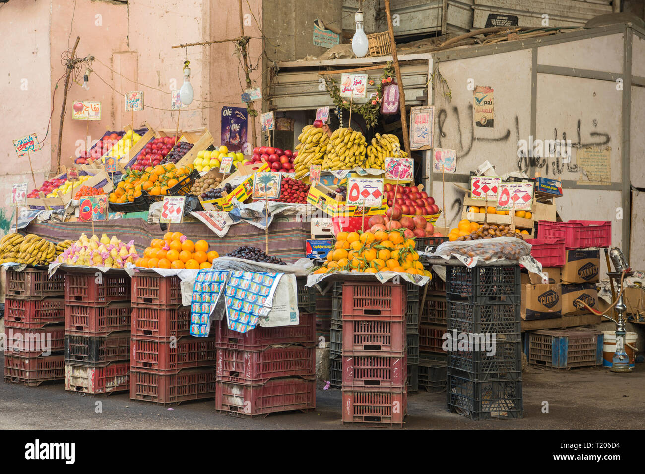 Ägypten, Luxor, im Souk Stockfoto