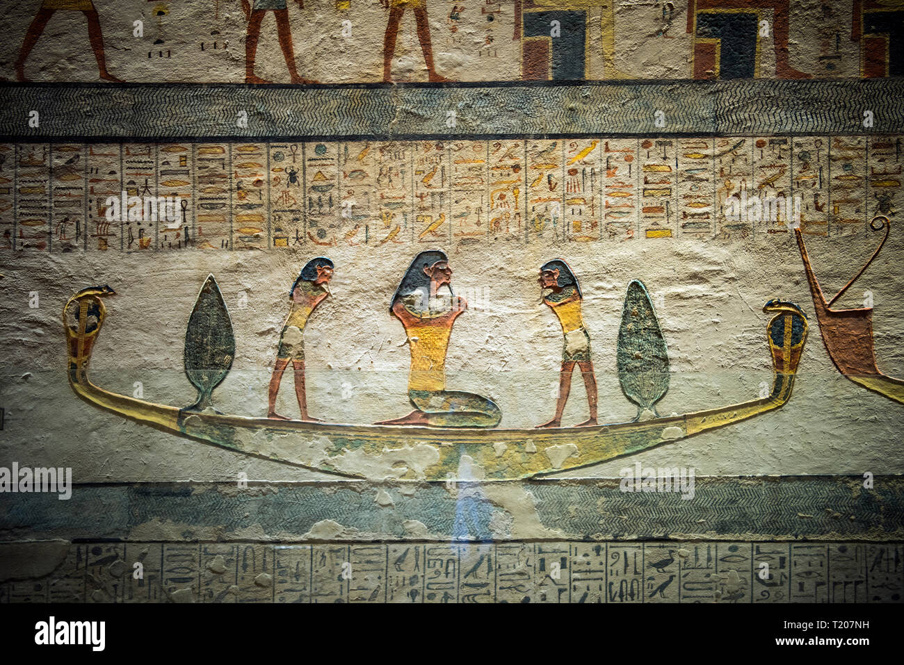 Ägypten, Luxor, Sinai, Tal der Könige, Grab von Ramses IX. Stockfoto