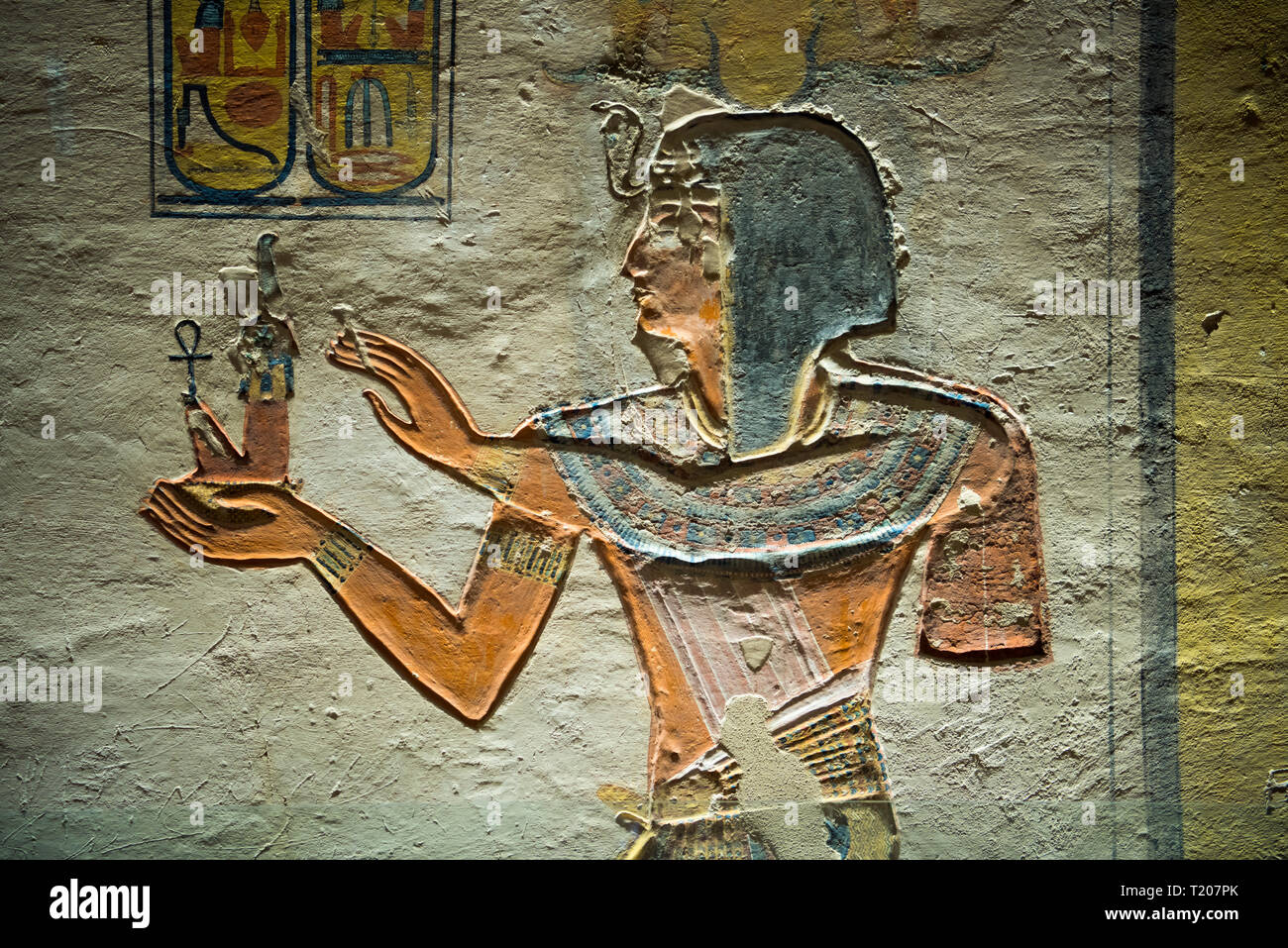 Ägypten, Luxor, Sinai, Tal der Könige, Grab von Ramses IX. Stockfoto