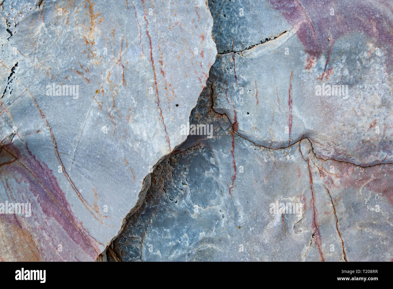 Farbige Felsen in Redbank Gorge, Northern Territory, Australien Stockfoto