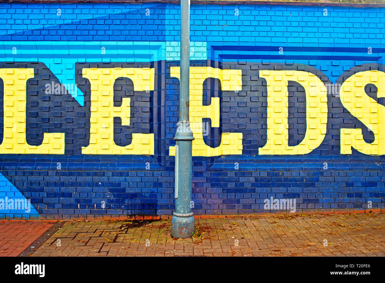 Leeds Markt Wand, Leeds, England Stockfoto