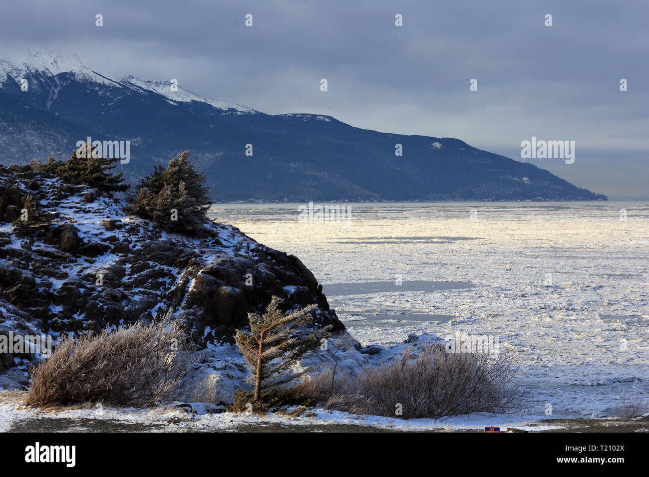 Turnagain Arm, Alaska Stockfoto
