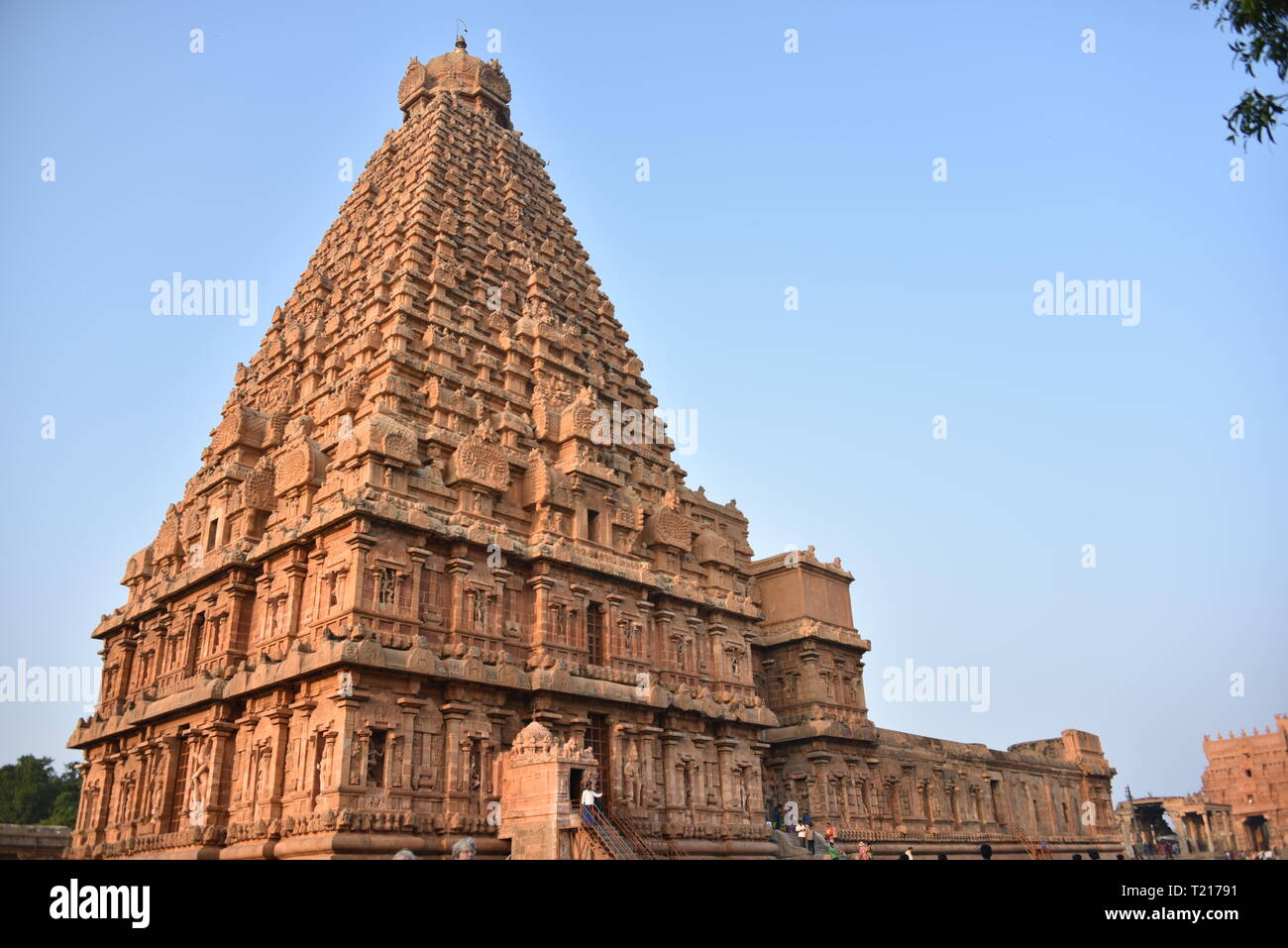 Brihadisvara Tempel, Thanjavur, Tamil Nadu, Indien Stockfoto
