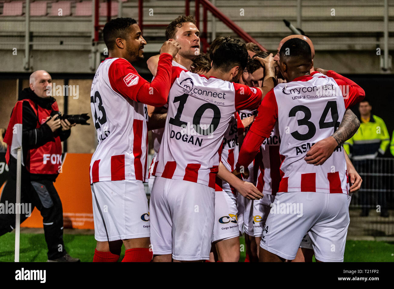 OSS, 29-03-2019, Frans Heesen, Stadion, Fußball Saison 2018 / 2019, Niederländische Keuken Kampioen Divisie, TOP Oss-Jong AZ, Stockfoto