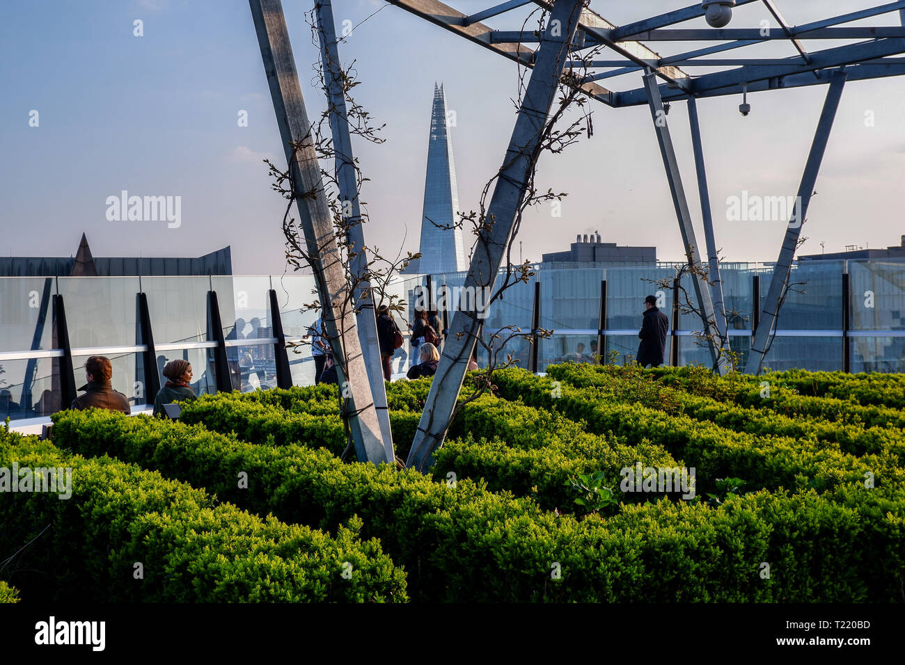 Fen Hof Garten (Der Garten bei 120), eine Fen, Fenchurch Street, London Stockfoto