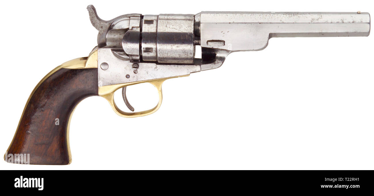 Kleinwaffen, Revolver, Colt Umbau 1872 mit kleinem Rahmen, Kaliber 36, Additional-Rights - Clearance-Info - Not-Available Stockfoto