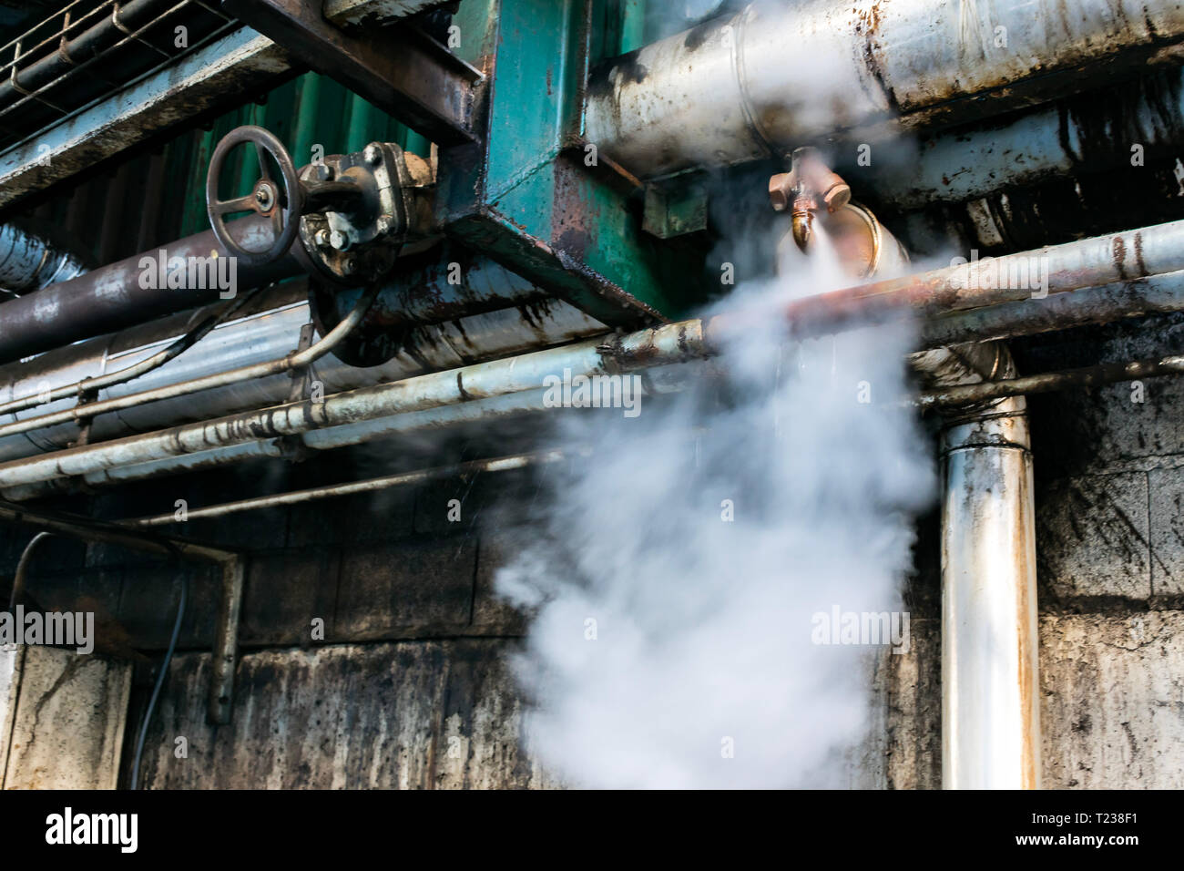 Industrie, alte Fabrik Stockfoto