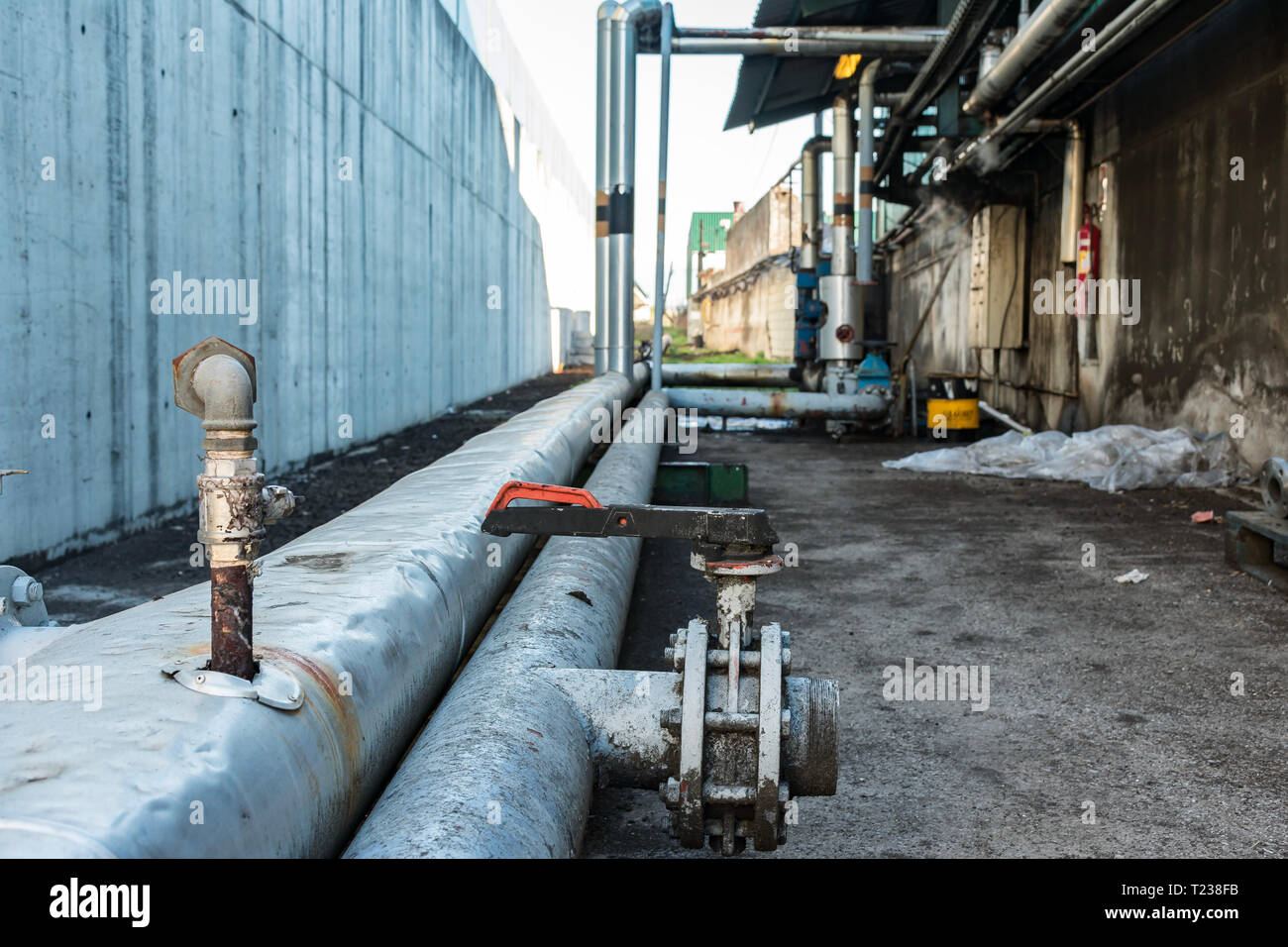 Industrie, alte Fabrik Stockfoto