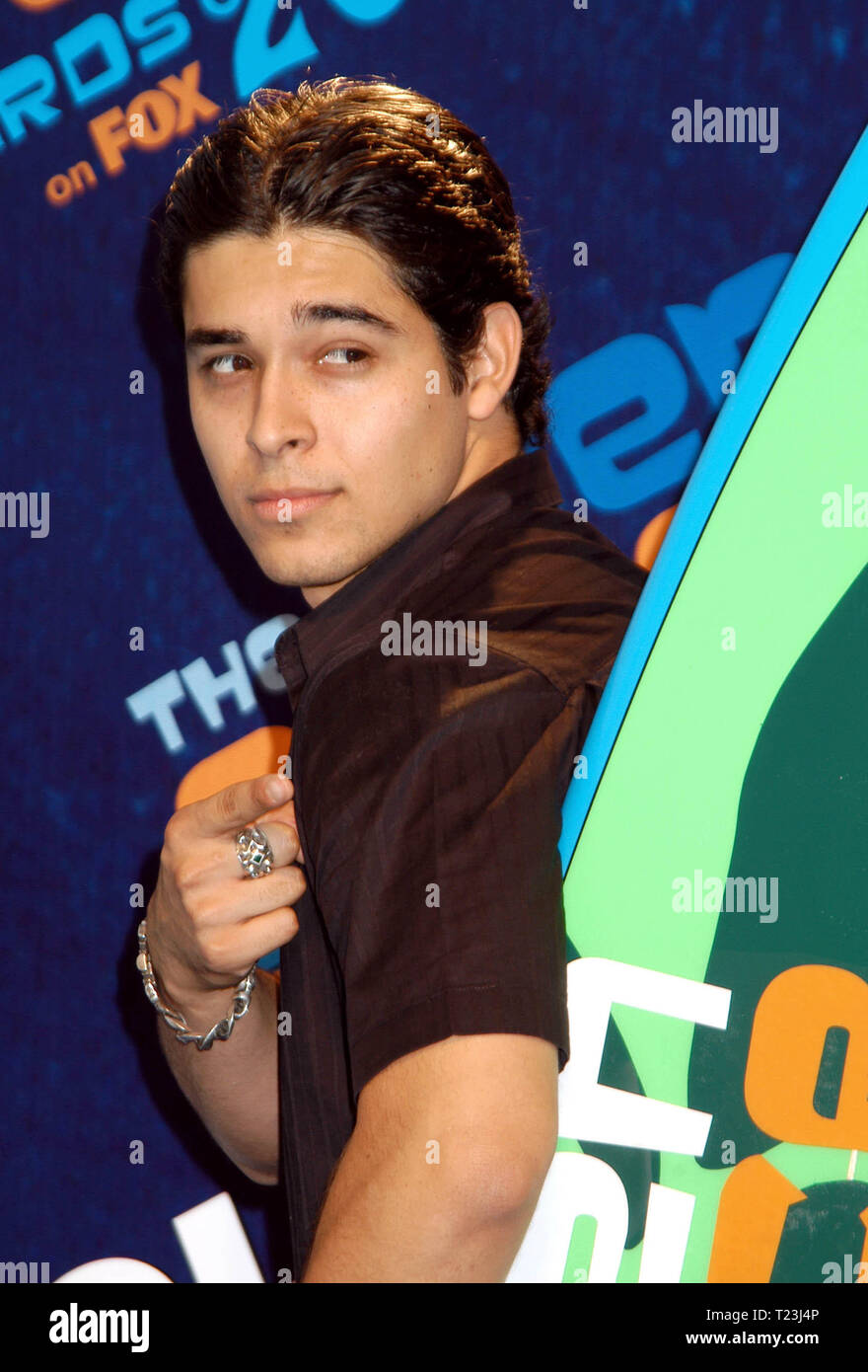 Wilmer Valderrama, der 2003 Teen Choice Awards Presse, gehalten an der Universal Amphitheater in Universal City, CA. Die Veranstaltung fand am Samstag, 2. August 2003. Photo Credit: Sthanlee B. Mirador/PictureLux Stockfoto