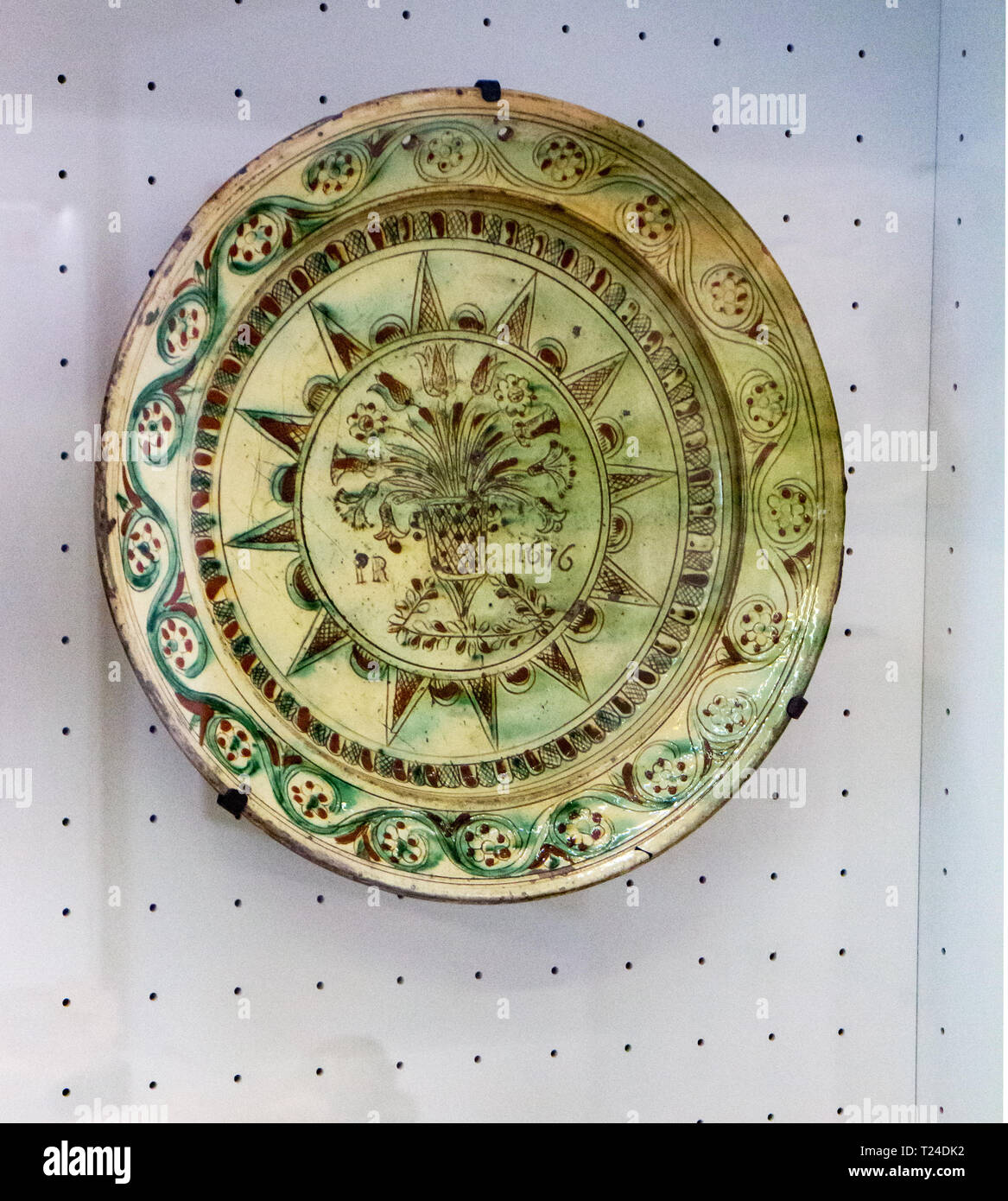 Musée d'Histoire de Marseille: Keramikplatte Stockfoto