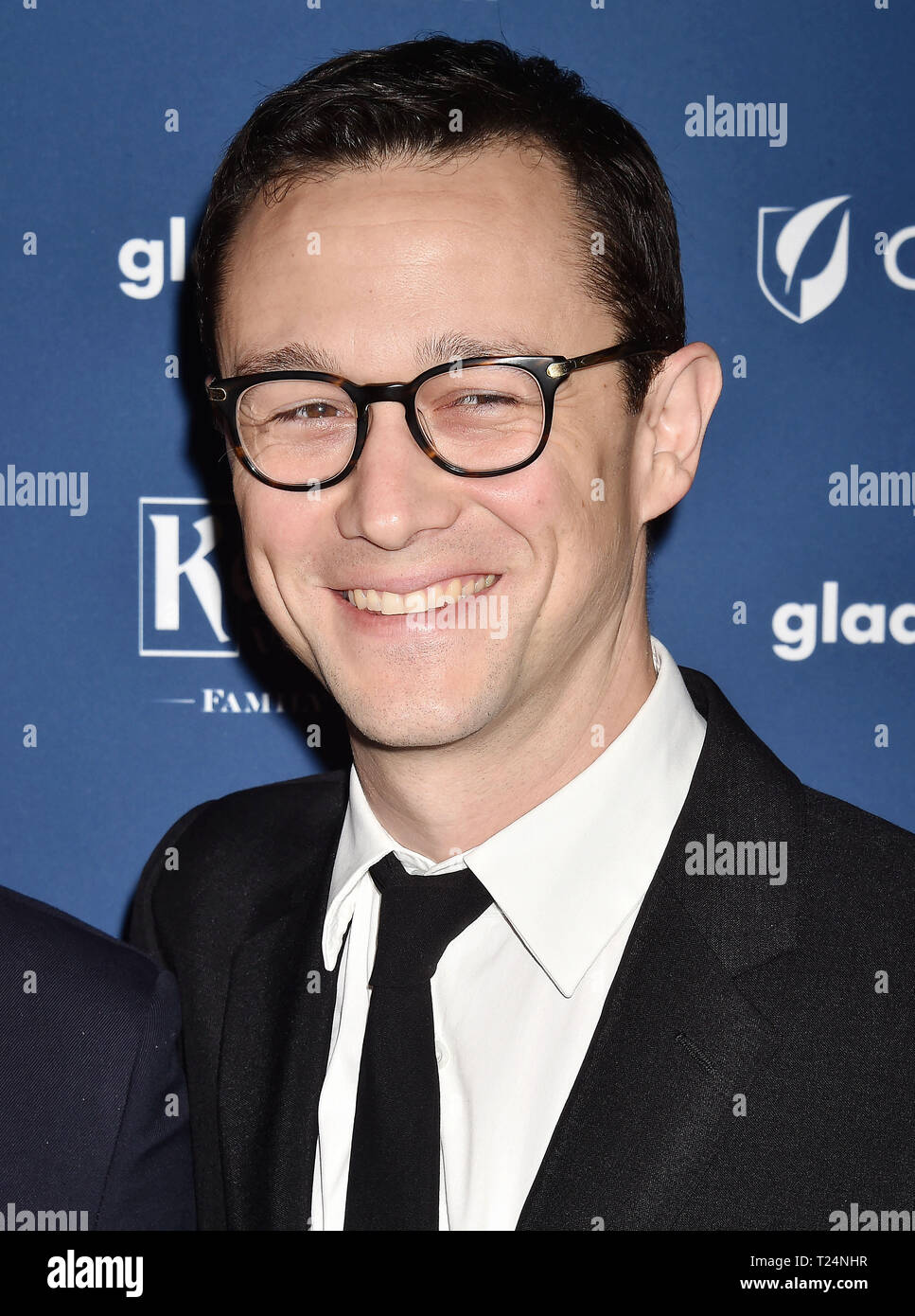 BEVERLY HILLS, Ca - 28. März: Joseph Gordon-Levitt besucht die 30. jährlichen GLAAD Media Awards im Beverly Hilton Hotel am 28. März 2019 in Beverly Hills, Kalifornien. Stockfoto
