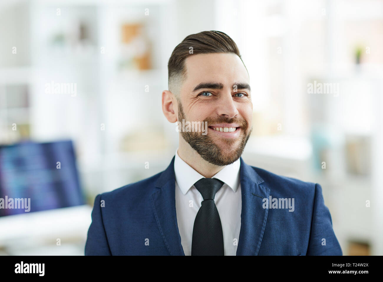Elegante Büroangestellte Stockfoto